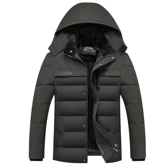 Thick warm winter jacket with hoodJackets
