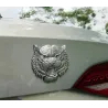 Naklejka na samochód / motocykl - metalowy emblemat - głowa tygrysa 3DNaklejki