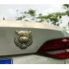 Naklejka na samochód / motocykl - metalowy emblemat - głowa tygrysa 3DNaklejki
