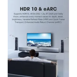 CablesCable micro HDMI a HDMI - 2.1 3D 8K 1080P - alta velocidad - para cámaras GoPro Hero 7 6 5 / Sony A6000 / Nikon / Canon