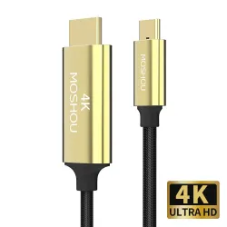 Cavo HDMI USB C da Tipo-C a HDMI - Thunderbolt 3 - convertitore - adattatore - 4K 60Hz - per MacBook / Huawei Mate 30 40 Pro