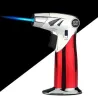 Accendino a getto - triplo fuoco - per barbecue / sigarette / cucina - antivento