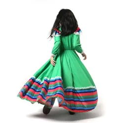 Principessa di danza tradizionale messicana - costume - vestito per ragazze - feste / Halloween / festa di compleanno