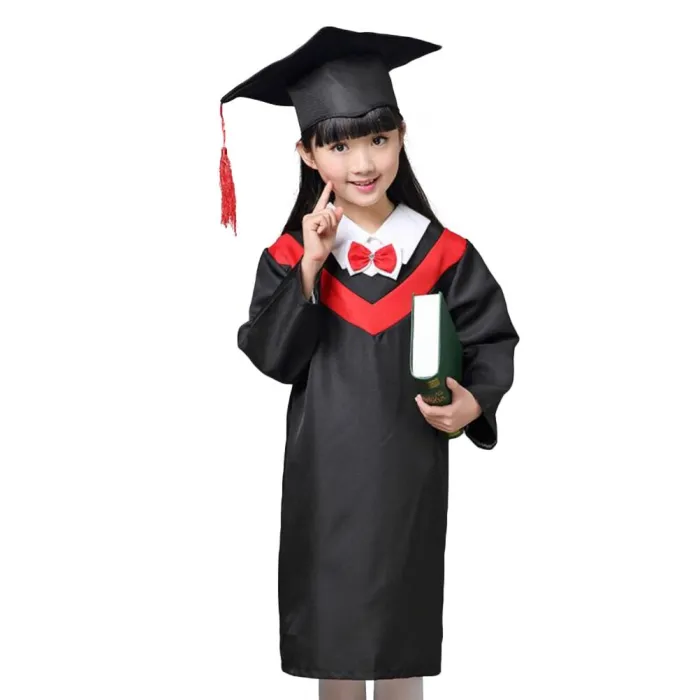 Hat / gown - costume - set for school graduation - for children