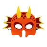 Roliga djurformade masker - dinosaurie - för barn - Halloween / fest - 5 stycken