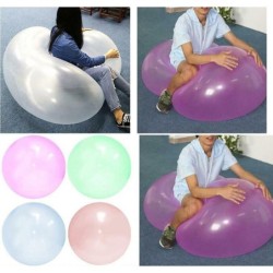 Magiczna kula bąbelkowa - miękki balon - wypełniony powietrzem / wodą - 40 - 80 cmParty