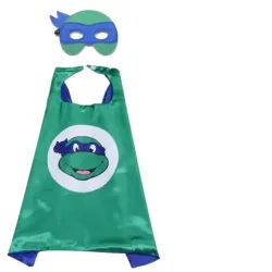 Ninja turtles kostume - til børn - kappe / øjenmaske