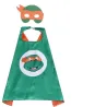 Ninja turtles kostume - til børn - kappe / øjenmaske