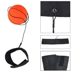 Handball aus weichem Gummi - mit elastischer Nylonschnur / Armband - Spielzeug