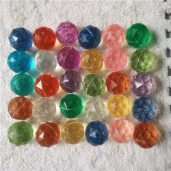 Diamant hoppebolde - gummi - legetøj - 10 stk
