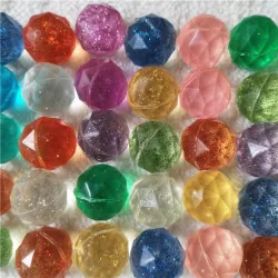 Diamant hoppebolde - gummi - legetøj - 10 stk