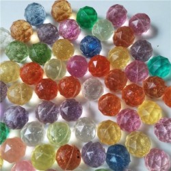 Balles rebondissantes en diamant - caoutchouc - jouet - 10 pièces