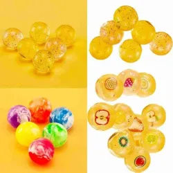Hüpfende / schwimmende Gummibälle - Spielzeug