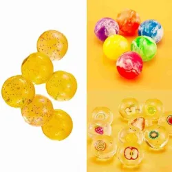 Hoppende / flydende gummibolde - legetøj