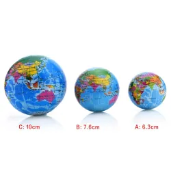 Funny sponge ball - decompression toy - world mapBalls