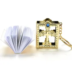 Mini Holy Bible - med nøglering