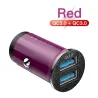 Mini - dobbel USB billader - hurtiglading - type C - 48W - QC3.0 PD3.0