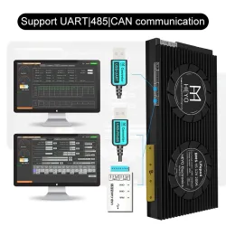 Inteligentna bateria BMS Lifepo4 4S - z balanserem - Bluetooth / Android / IOS - 12V - 72V - 30A - 200ABaterii