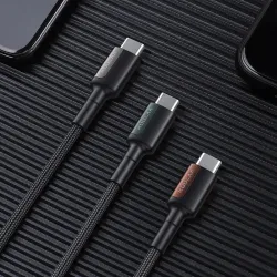 USB C til type C ladekabel - hurtiglading - PD - 5A - 100W - 65W