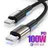 USB C naar type C oplaadkabel - snel opladen - PD - 5A - 100W - 65WOpladers