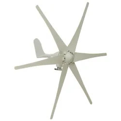 Vindmøllegenerator - 6 vinger - trefaset - 9000W - 48V