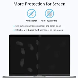 Film de protection écran transparent - anti-poussière - pour Macbook Air / Pro