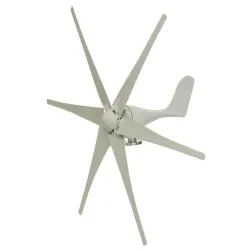 EólicaAerogenerador - 6 palas - trifásico - 9000W - 48V