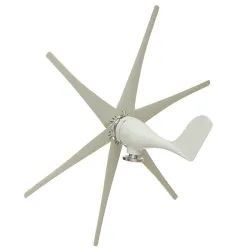 Vindmøllegenerator - 6 vinger - trefaset - 9000W - 48V