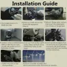 Windturbinegenerator - 6 bladen - driefasig - 9000W - 48VWind