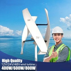 Gerador de turbina eólica - dínamo vertical - energia alternativa - 400W / 600W / 800W - 12V / 24V / 48V