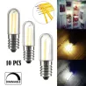 Mini żarówka LED - ściemnialna - do lodówki / zamrażarki - 1W / 2W / 4W - E14 / E12 - 10 sztukE14