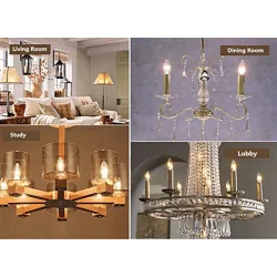 Ampoule LED - type bougie - dimmable - 6W - E12 / E14