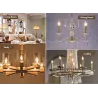 LED-lampa - ljustyp - dimbar - 6W - E12 / E14