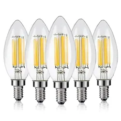 Lampadina LED - tipo candela - dimmerabile - 6W - E12 / E14