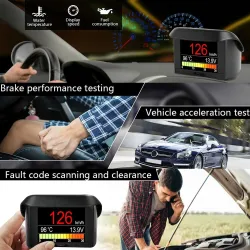 ANCEL A20 - ordinateur de bord pour voiture - affichage numérique - scanner OBD2 - jauge de vitesse / consommation de carburant