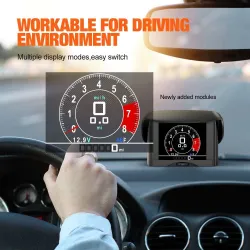 ANCEL A20 - fordonsdator - digital display - OBD2-skanner - hastighet / bränsleförbrukning / temperaturmätare