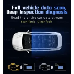 OBDSPACE P10 - car on-board computer - OBD2 scanner - digital - speed / fuel consumption / temperature gaugeDiagnosis