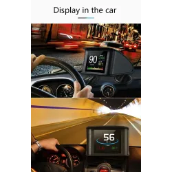 OBDSPACE P10 - bil ombord datamaskin - OBD2 skanner - digital - hastighet / drivstofforbruk / temperaturmåler