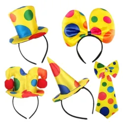 Cerchietto / fiocco / cravatta - modelli da clown - accessori per costumi