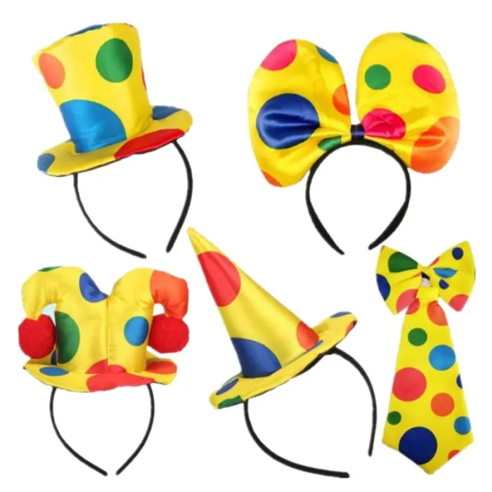 DisfracesDiadema / moño / corbata - patrones de payaso - accesorios de vestuario