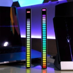 RGB fargerik rør - LED stripe - USB - Bluetooth - stemme / musikk rytmelampe