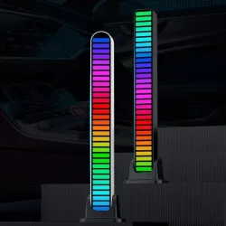 RGB farverigt rør - LED strip - USB - Bluetooth - stemme / musik rytme lampe