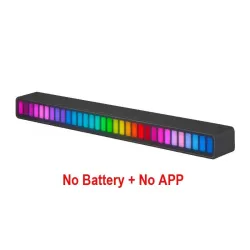 RGB fargerik rør - LED stripe - USB - Bluetooth - stemme / musikk rytmelampe
