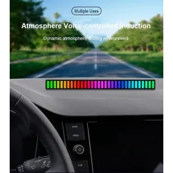 RGB farverigt rør - LED strip - USB - Bluetooth - stemme / musik rytme lampe