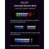 RGB fargerik rør - LED stripe - USB - Bluetooth - stemme / musikk rytmelampe