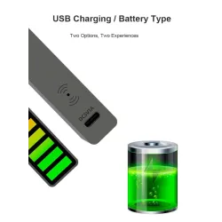 RGB fargerik rør - LED stripe - USB - Bluetooth - stemme / musikk rytmelampe