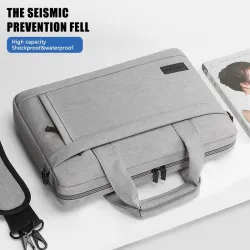 Beschermende laptophoes - waterdicht - met handvat / schouderriem / rits - voor Macbook ProComputer & Laptops