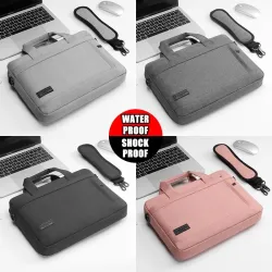 Skyddande laptopfodral - vattentät - med handtag / axelrem / dragkedja - för Macbook Pro