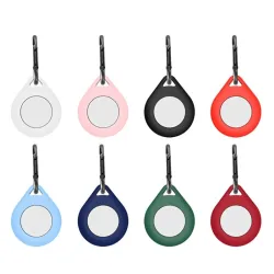 Silikonskydd - för AirTags / Bluetooth tracker - med karbinhake