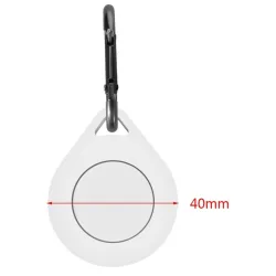 Silikonskydd - för AirTags / Bluetooth tracker - med karbinhake